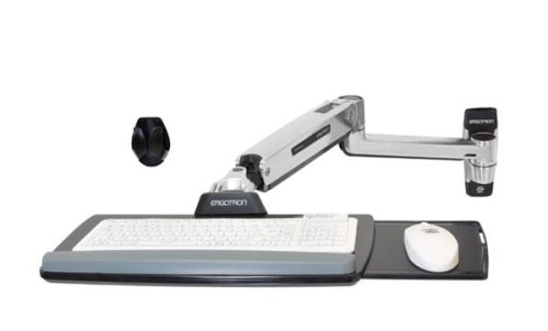 Ergotron LX SIT-STAND WALLM KEYBOARD ARM/2.3KG LIFT 50.8CM 10Y WARRANTY - 1955986