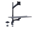 Uchwyt do monitora oraz klawiatury Maclean MC-681 13-27" 9kg czarny max VESA 100x100 - 1935189