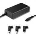 Zasilacz sieciowy Qoltec specjalizowany do Asus 65W 3 wtyczki - 807155