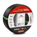 Kabel koncentryczny Maclean MCTV-477 żelowany satelitarny RG6 100m 1.0CU+4.6FPE+AL/P+96*0.12AL+6.8PE - 1912242