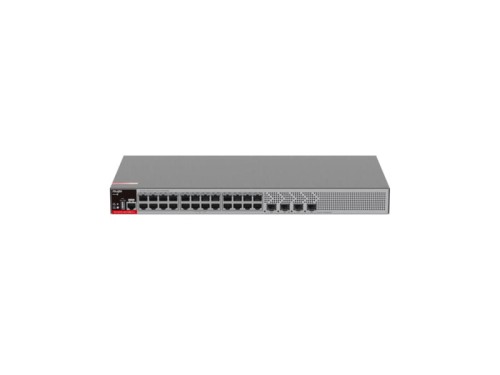 Zarządzalny Switch Ruijie | L2+ | 24 porty 1Gbit + 4 porty SFP 2.5Gbit | 24 porty PoE+ (370W max) | 2 wentylatory, 1 wbudowany zasilacz AC | Rack - 1959217