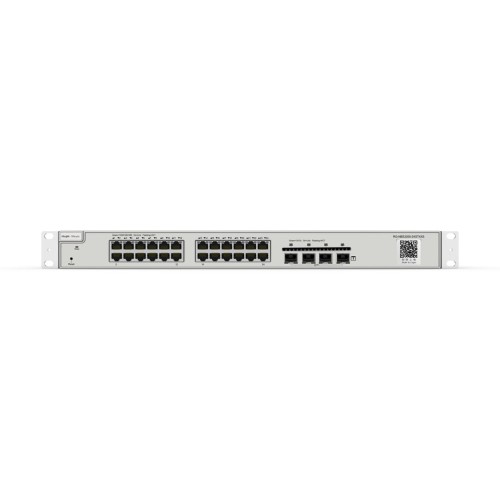 REYEE SWITCH ZARZĄDZALNY 24 PORTY 1GBIT + 4 PORTY UPLINK SFP+ 10GBIT | 24 PORTY POE+ (370W MAX) | L2 | RACK - 1959233