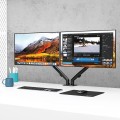 Uchwyt na 2 monitory Maclean, sprężyna gazowa, 13"-27", 7kg, czarny, MC-861N - 1766033