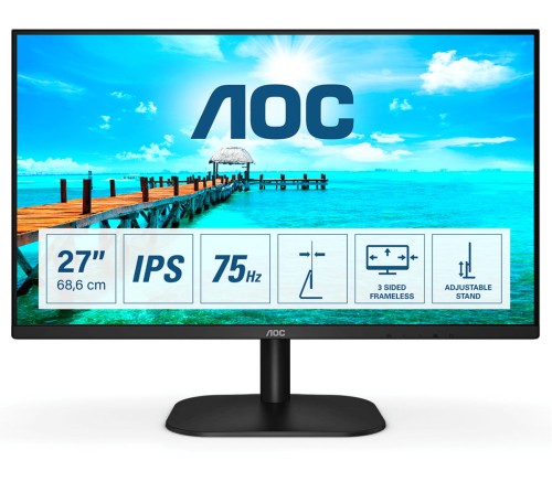 Monitor AOC 27" 27B2DA VGA DVI HDMI głośniki - 1960032