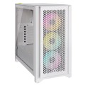 CORSAIR iCUE 4000D RGB Airflow Mid-Tower True White - 1960562