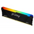 Pamięć DDR4 Kingston Fury Beast RGB 16GB (1x16GB) 1Gx8 3200MHz CL16 1,35V czarna - 1960709