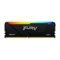 Pamięć DDR4 Kingston Fury Beast RGB 16GB (1x16GB) 1Gx8 3200MHz CL16 1,35V czarna - 1791177