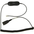 Jabra Smart Cord, QD to RJ9, coiled, with 8-positi - 1952123