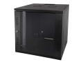 Q-lantec-Szafa wisząca 19" 15U 600x450 d.szklane - 1962177
