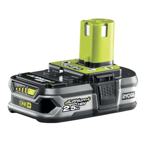 Ryobi RB18L25, Akumulator, Litowo-jonowy (Li-Ion), 2.5 Ah, 18 V, Czarny, Zielony, 1 szt. - 1940632