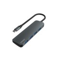 Hub USB 3.1 SAVIO AK-54 USB-C - 4 x USB-A szary - 1305489