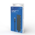 Hub USB 3.1 SAVIO AK-54 USB-C - 4 x USB-A szary - 1305487