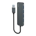 Hub USB 3.1 SAVIO AK-53 USB-A - 4 x USB-A szary - 1305480