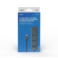 HUB USB-C 3.1 SAVIO AK-57 z adapterem RJ-45 3-portowy - 1305493