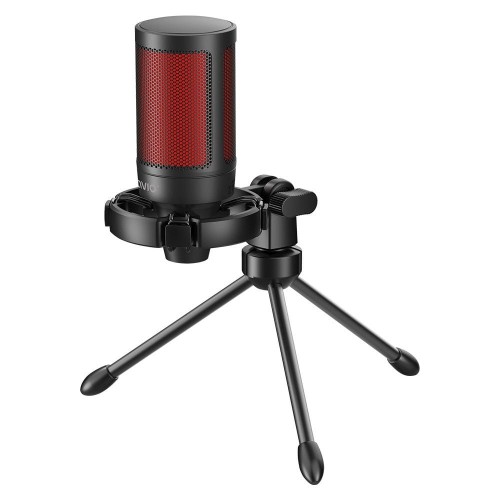 Mikrofon przewodowy SAVIO SONAR PRO gamingowy z podświetleniem, na trójnogu, USB - 1306438