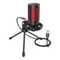 Mikrofon przewodowy SAVIO SONAR PRO gamingowy z podświetleniem, na trójnogu, USB - 1306446