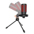 Mikrofon przewodowy SAVIO SONAR PRO gamingowy z podświetleniem, na trójnogu, USB - 1306444