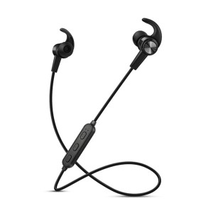 Słuchawki bezprzewodowe, z mikrofonem, ze słuchawkami SAVIO WE-02 (dokanałowe, sportowe; bezprzewodowe, Bluetooth; TAK, z wbudowanym mikrofonem; kolor czarny