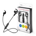 Słuchawki bezprzewodowe z mikrofonem Savio WE-02 Bluetooth czarne - 1010745