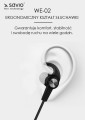Słuchawki bezprzewodowe z mikrofonem Savio WE-02 Bluetooth czarne - 1010749