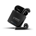 Słuchawki bezprzewodowe z mikrofonem Savio TWS-02 Bluetooth czarne - 1010883