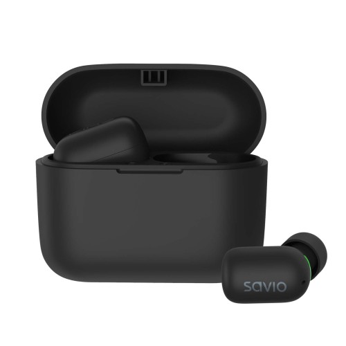 Słuchawki z mikrofonem Savio TWS-09 bezprzewodowe Bluetooth 5.1 IPX5 - 1010731