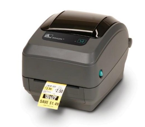 Drukarka etykiet ZEBRA GK420T GK42-102520-000 (Termotransferowa; RS-232, USB) - 1964420