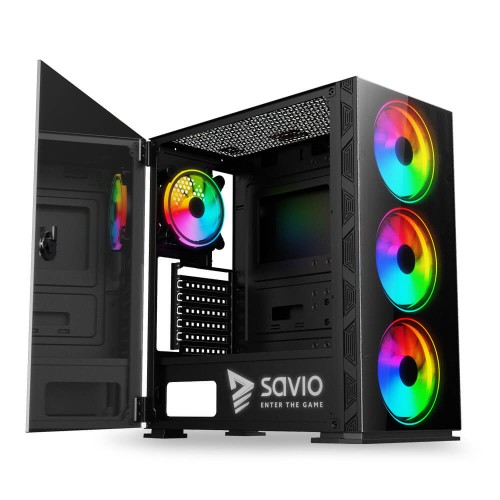 Obudowa PC SAVIO Prime X1 ARGB Glass - 1062108