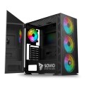 Obudowa PC SAVIO Raptor X1 ARGB Mesh/Glass - 1062100