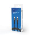Kabel USB Typ C Savio CL-160 USB TYP C – USB TYP C 100W, 3A, QC, PD, 2m, czarny - 1038794