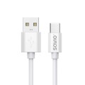 Kabel USB 2.0 SAVIO CL-168 USB A - USB C, 3m, biały - 1038809