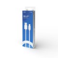 Kabel USB 2.0 SAVIO CL-168 USB A - USB C, 3m, biały - 1038811