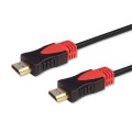 Kabel HDMI v2.0 Savio CL-140 7,5m, OFC, 4K, czarny, złote końcówki - 832449