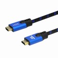 Kabel HDMI v2.1 Savio CL-142 1,8m, 8K, OFC, niebiesko-czarny, złote końcówki - 973859
