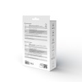 Kabel HDMI v2.1 Savio CL-148 3m, 8K, kątowy, OFC, niebiesko-czarny, złote końcówki - 1964869