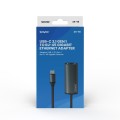 Kabel adapter Savio AK-56 USB-C 3.1 męski do RJ-45 0,18m szary - 1323369