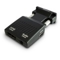 Konwerter VGA do HDMI, Audio, Full HD SAVIO CL-145 VGA (M) + minijack (F) - HDMI FULL HD/1080p 60Hz - 1037708
