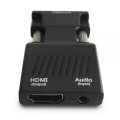 Konwerter VGA do HDMI, Audio, Full HD SAVIO CL-145 VGA (M) + minijack (F) - HDMI FULL HD/1080p 60Hz - 1037710