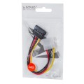Kabel zasilający Savio AK-10 Molex - SATA 0,18m - 913758