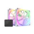 NZXT F140 PWM-Lüfter, 2er Pack inkl. Controller,weiß - 1964941