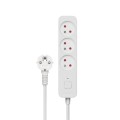 Listwa zasilająca przeciwprzepięciowa SAVIO LZ-07 3 gniazda 1,5m - 1334951
