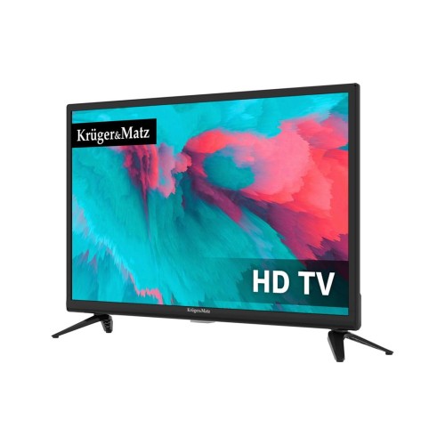 Telewizor Kruger&Matz KM0224-T4 24" HD DVB-T2 H.265 230/12V - 1761291
