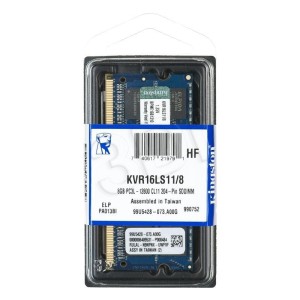 Pamięć SODIMM DDR3 Kingston 8GB (1x8GB) 1600MHz CL11 1.35V