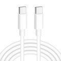 Kabel iBOX IKUTCS1W USB-C 60W 1m White - 1968007
