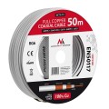 Kabel koncentryczny Maclean MCTV-471 satelitarny, antenowy RG6 50M 1.02CU+4.8FPE+CU/P+32*0.12CU+6.8PVC - 1912240