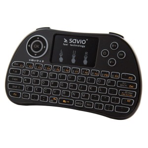 Klawiatura bezprzewodowa Savio KW-01 do TV Box, Smart TV, PS3, XBOX360, PC