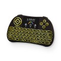 Klawiatura bezprzewodowa RGB Savio KW-03 do TV Box, Smart TV, PS3, XBOX360, PC, podświetlana - 1066077