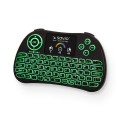 Klawiatura bezprzewodowa RGB Savio KW-03 do TV Box, Smart TV, PS3, XBOX360, PC, podświetlana - 1066076