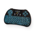 Klawiatura bezprzewodowa RGB Savio KW-03 do TV Box, Smart TV, PS3, XBOX360, PC, podświetlana - 1066075