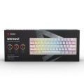 Klawiatura przewodowa SAVIO WHITEOUT BROWN mechaniczna Gaming podświetlenie RGB - 1698513
